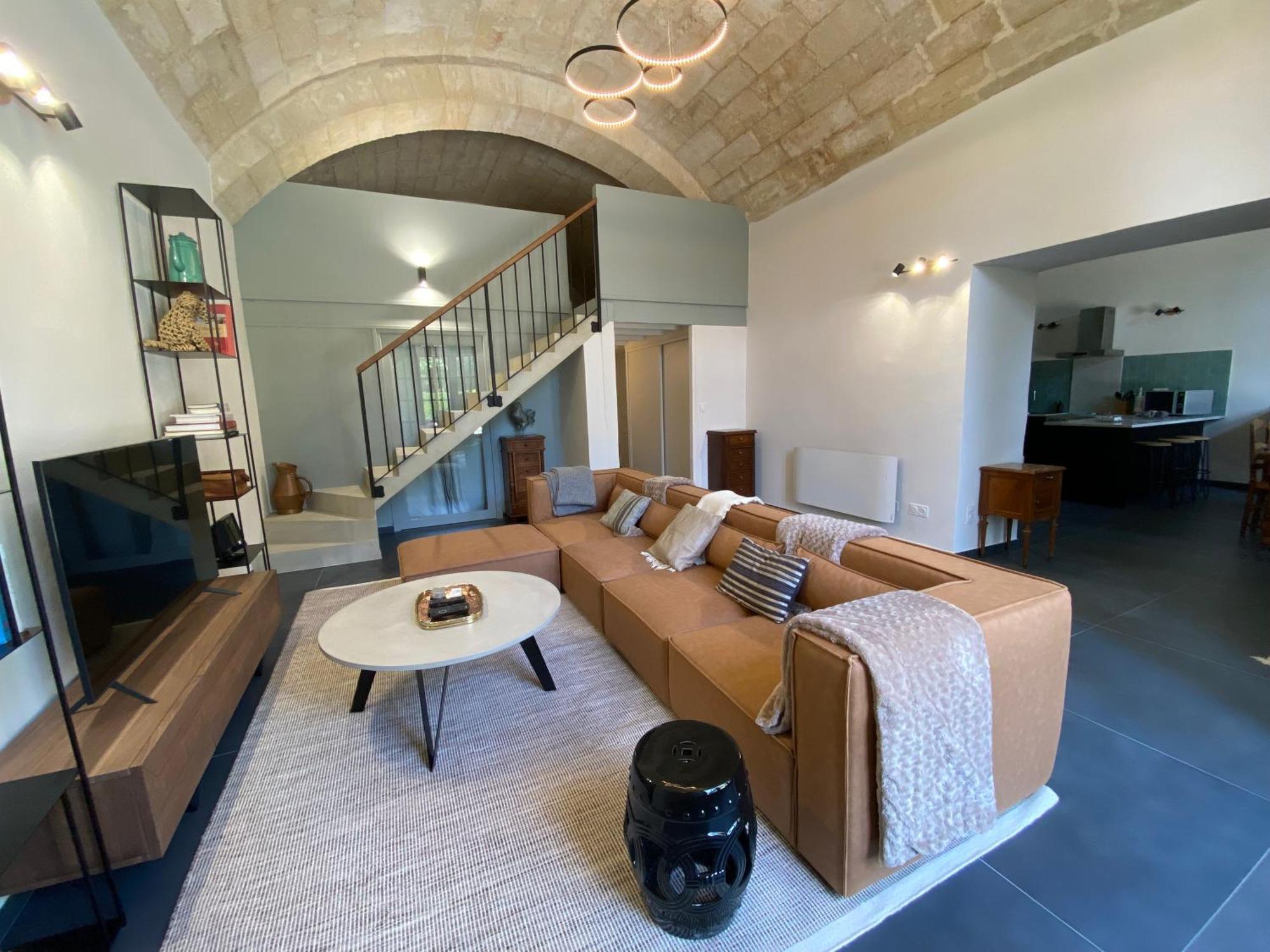 Appartement Avec Piscine Privee Dans Residence Pour 6 Personnes Uzes Bagian luar foto